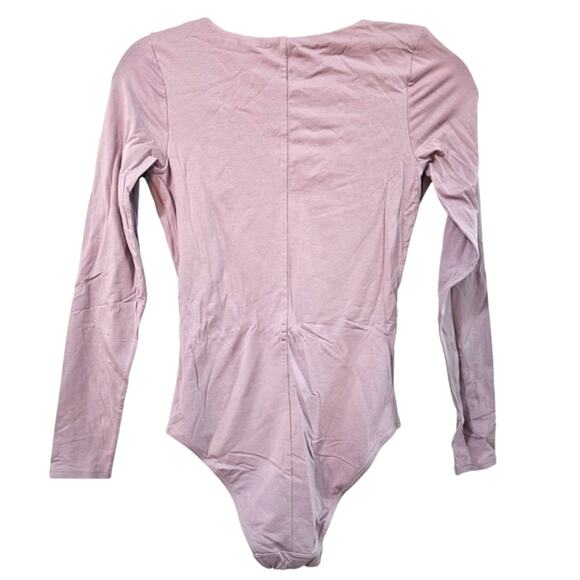 NWOT Everlane The Long-Sleeve V-Neck Bodysuit Size S - Picture 6 of 6
